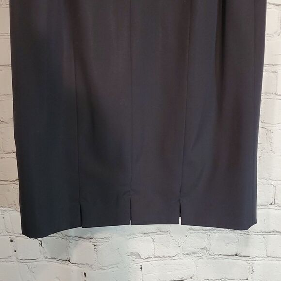 Escada by Margaretha Ley navy blue wool pencil skirt size XS - Picture 6 of 11